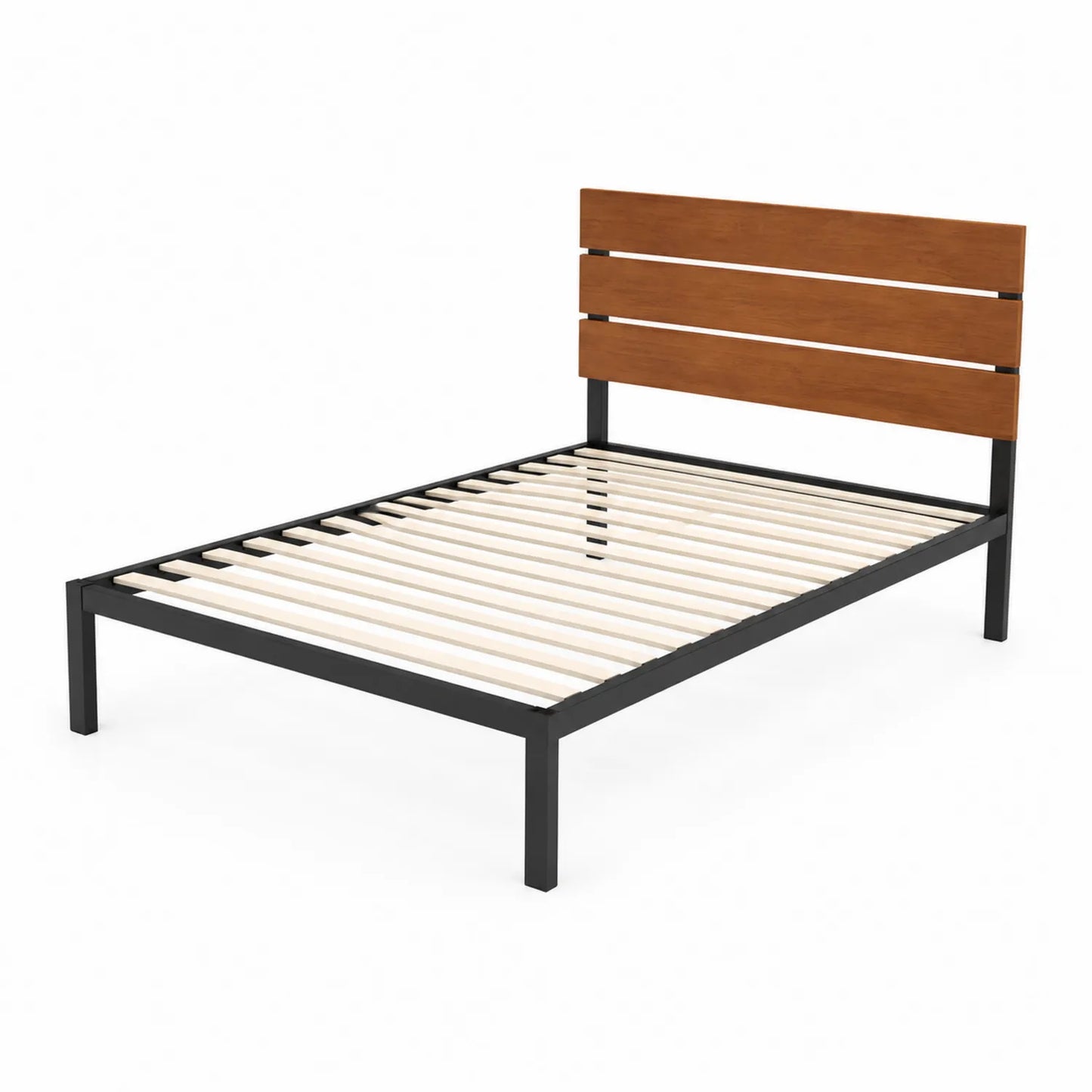 Letto in metallo e legno 200x140 cm