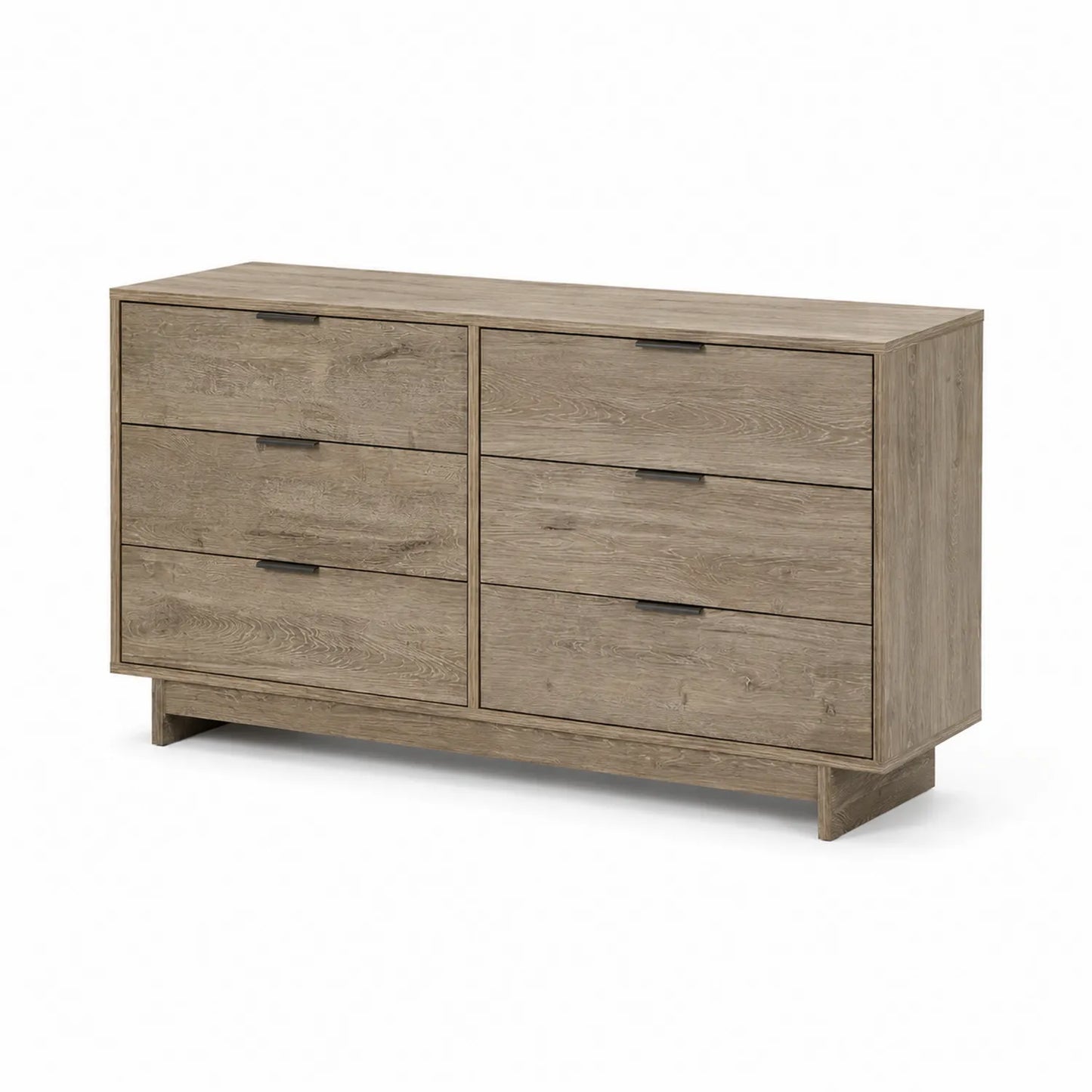 Cassettiera in legno di quercia con 6 cassetti